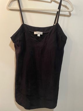 Amour Vert Black Cupro Cami Tank - Size Medium
